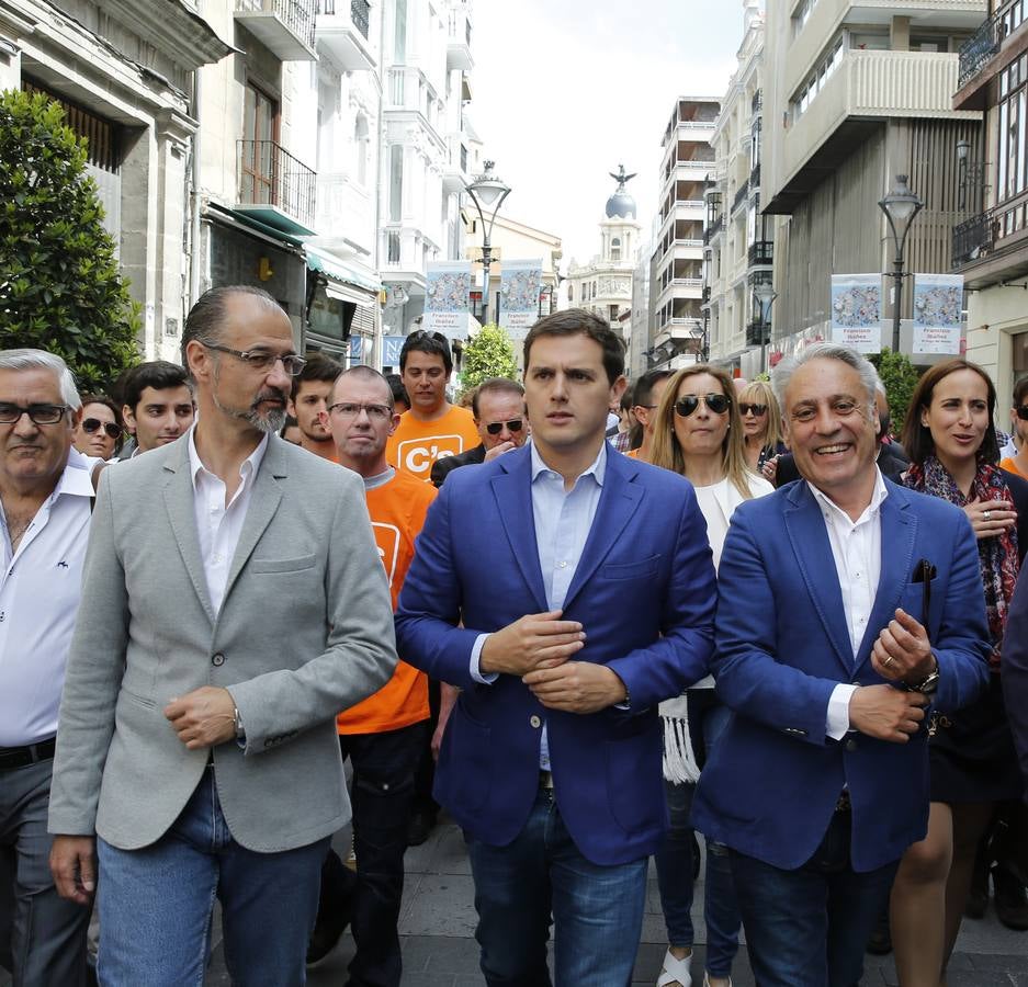 El presidente de Ciudadanos, Albert Rivera, visita Valladolid
