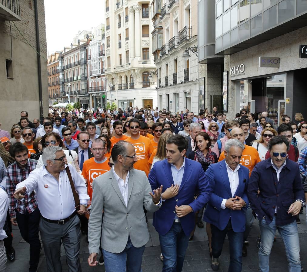El presidente de Ciudadanos, Albert Rivera, visita Valladolid
