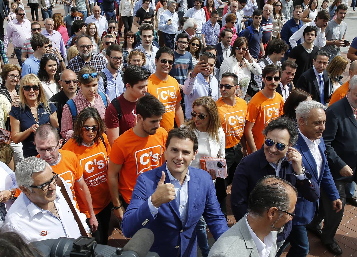 El presidente de Ciudadanos, Albert Rivera, visita Valladolid