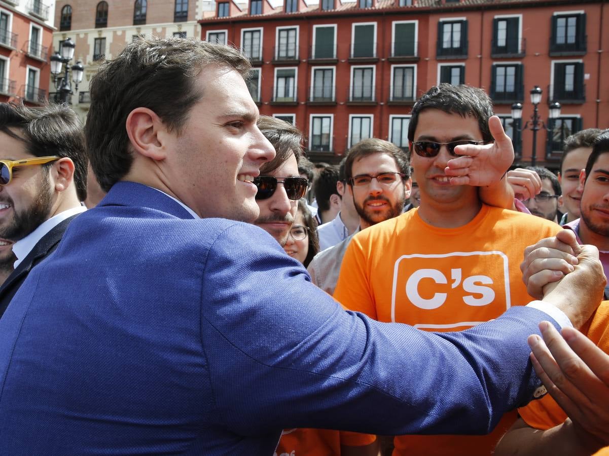 El presidente de Ciudadanos, Albert Rivera, visita Valladolid