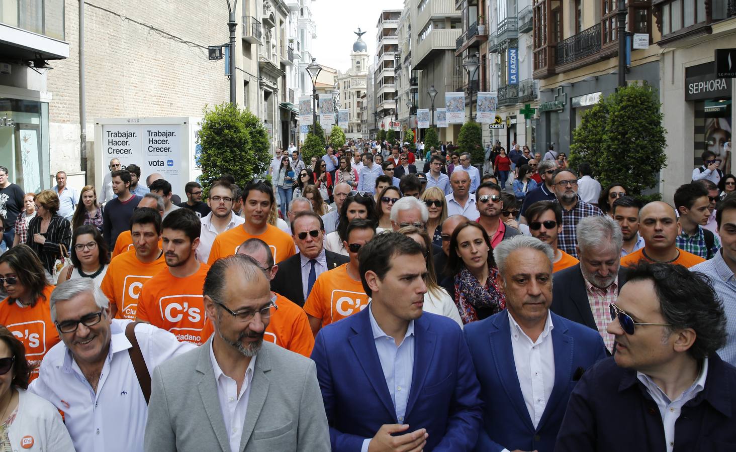 El presidente de Ciudadanos, Albert Rivera, visita Valladolid