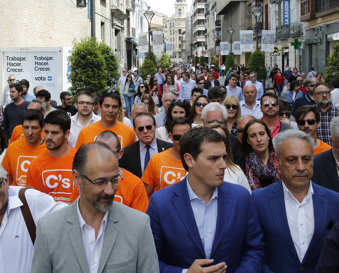 El presidente de Ciudadanos, Albert Rivera, visita Valladolid