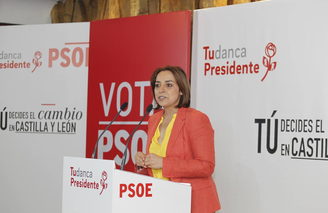 Miriam Andrés recurre a Eduardo Madina para reactivar la ilusión de los socialistas palentinos