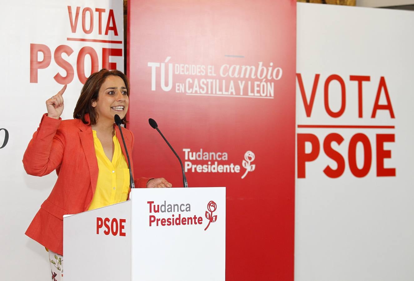 Miriam Andrés recurre a Eduardo Madina para reactivar la ilusión de los socialistas palentinos