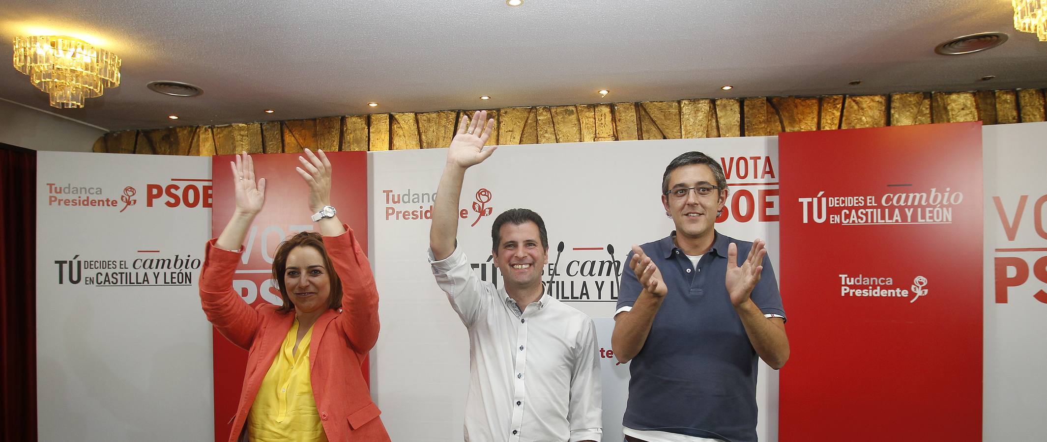 Miriam Andrés recurre a Eduardo Madina para reactivar la ilusión de los socialistas palentinos