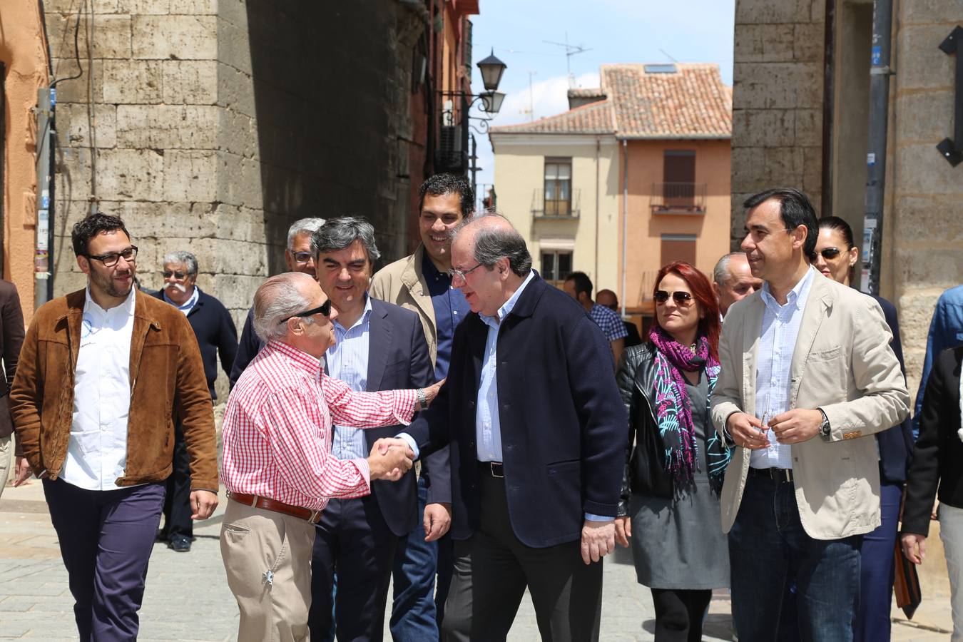 El candidato del PP a la Presidencia de la Junta, Juan Vicente Herrera, visita Zamora