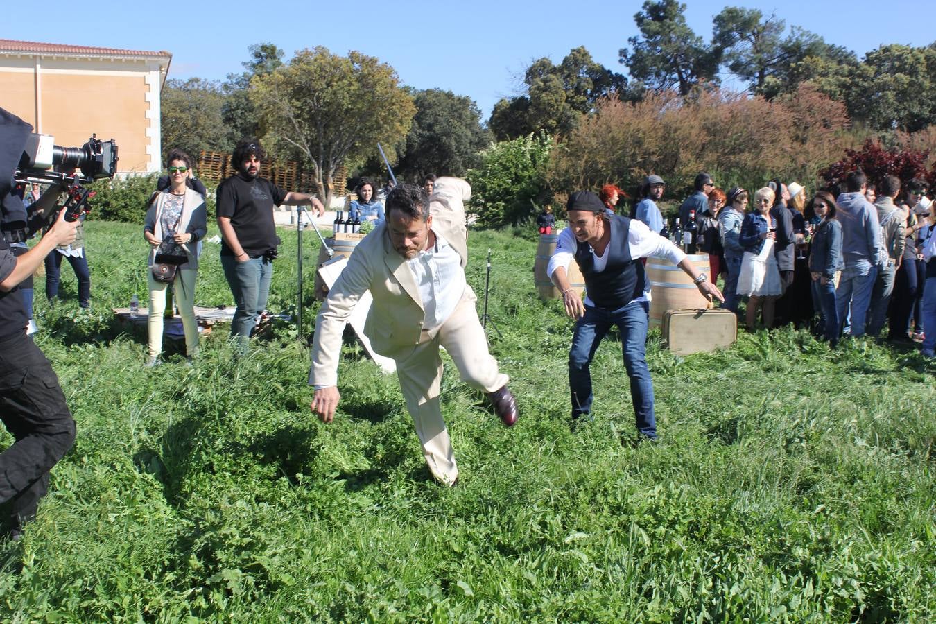Los Secretos ruedan el videoclip de su nuevo disco en las Bodegas PradoRey