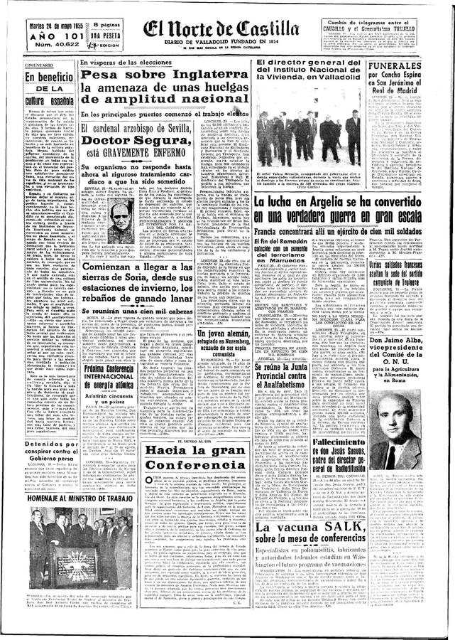 El Norte de Castilla, 24 de mayo de 1955