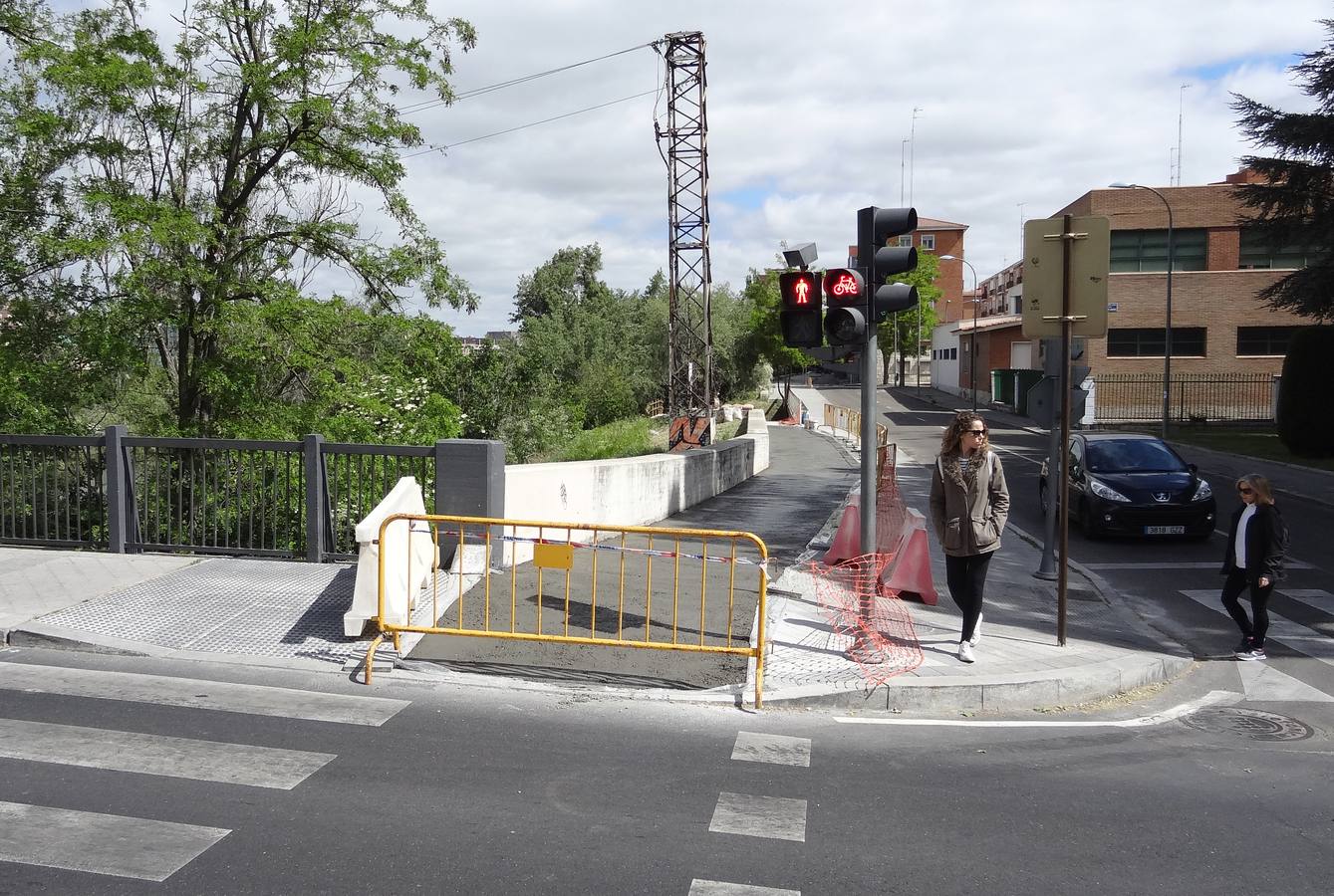 Nueva senda por la ribera del Pisuerga al borde del Cuatro de Marzo