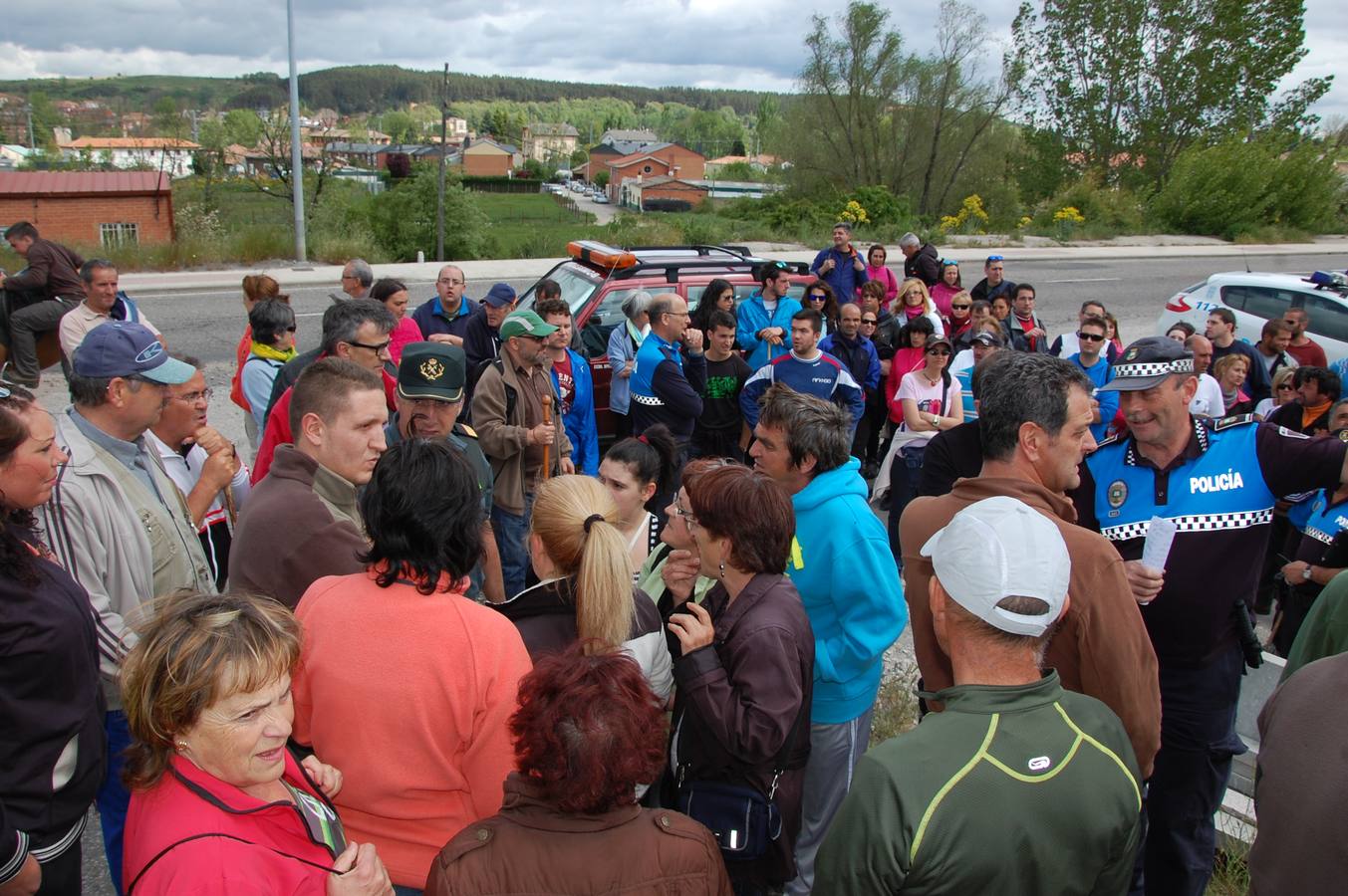 Vecinos de Guardo (Palencia) participan en la búsqueda del vecino desaparecido