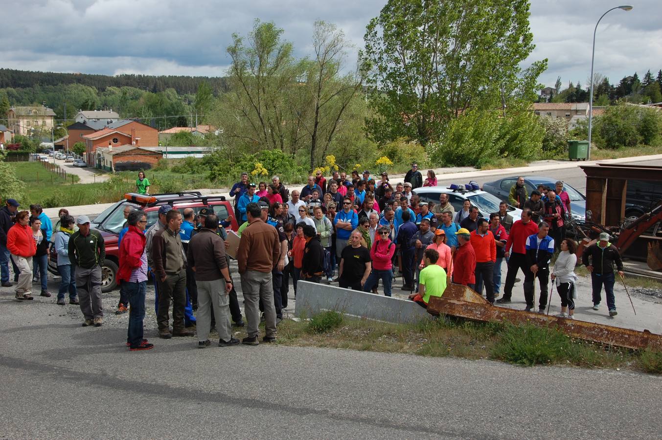 Vecinos de Guardo (Palencia) participan en la búsqueda del vecino desaparecido