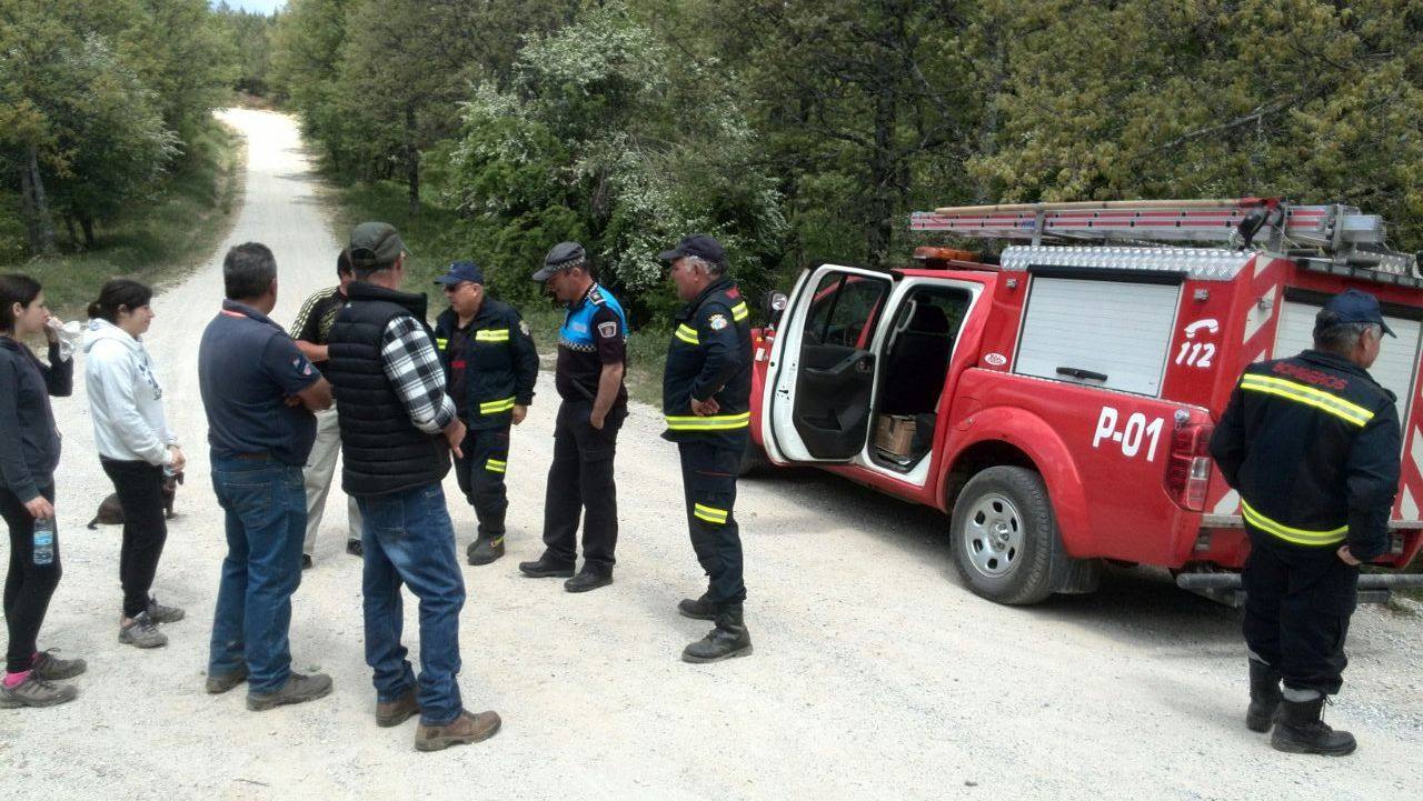 Vecinos de Guardo (Palencia) participan en la búsqueda del vecino desaparecido