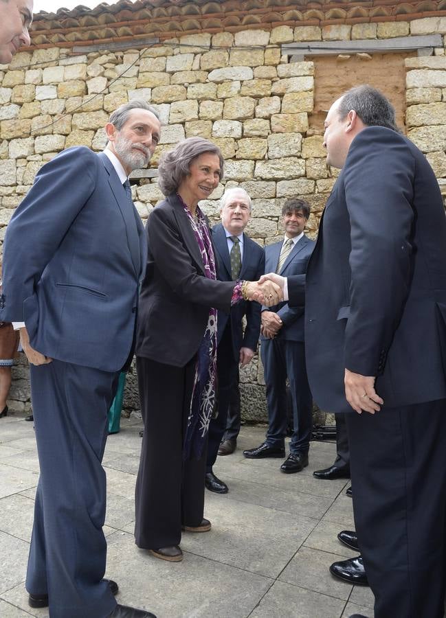 La reina Sofía visita el Parque Arqueológico de Atapuerca