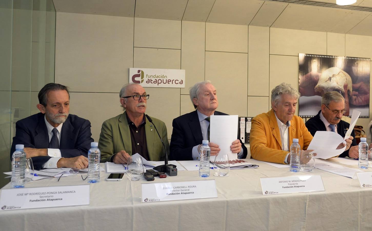 La reina Sofía visita el Parque Arqueológico de Atapuerca