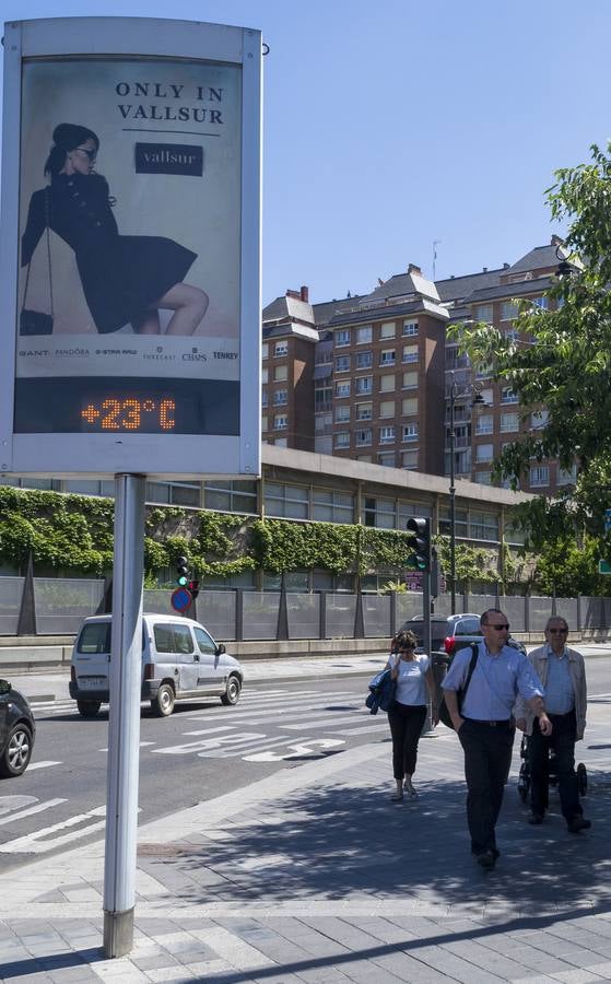 El calor se instala en Valladolid