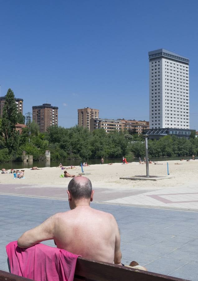 El calor se instala en Valladolid