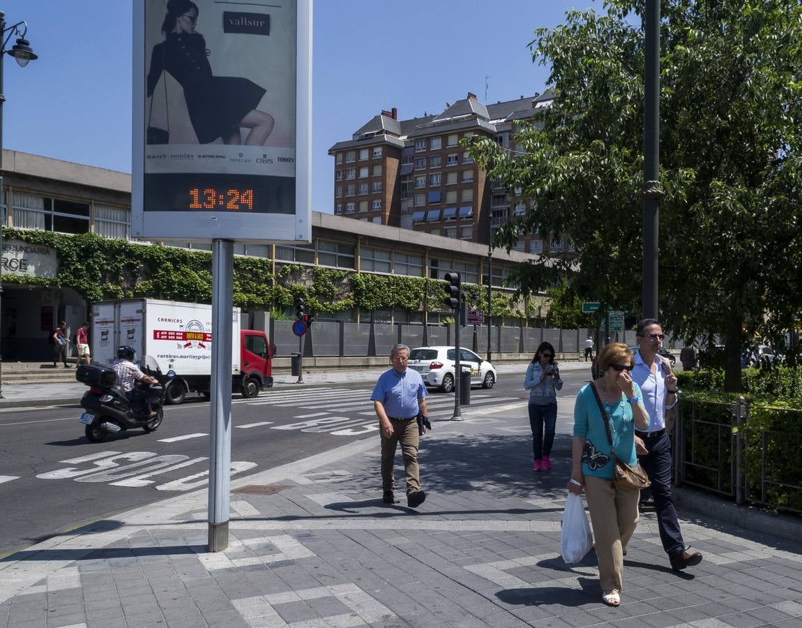 El calor se instala en Valladolid