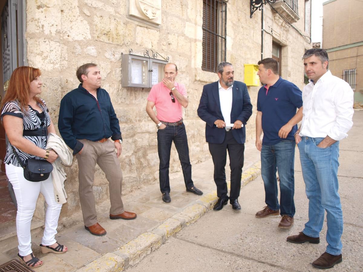 Carlos Aganzo, pregonero de las fiestas de Villalba de los Alcores (Valladolid)