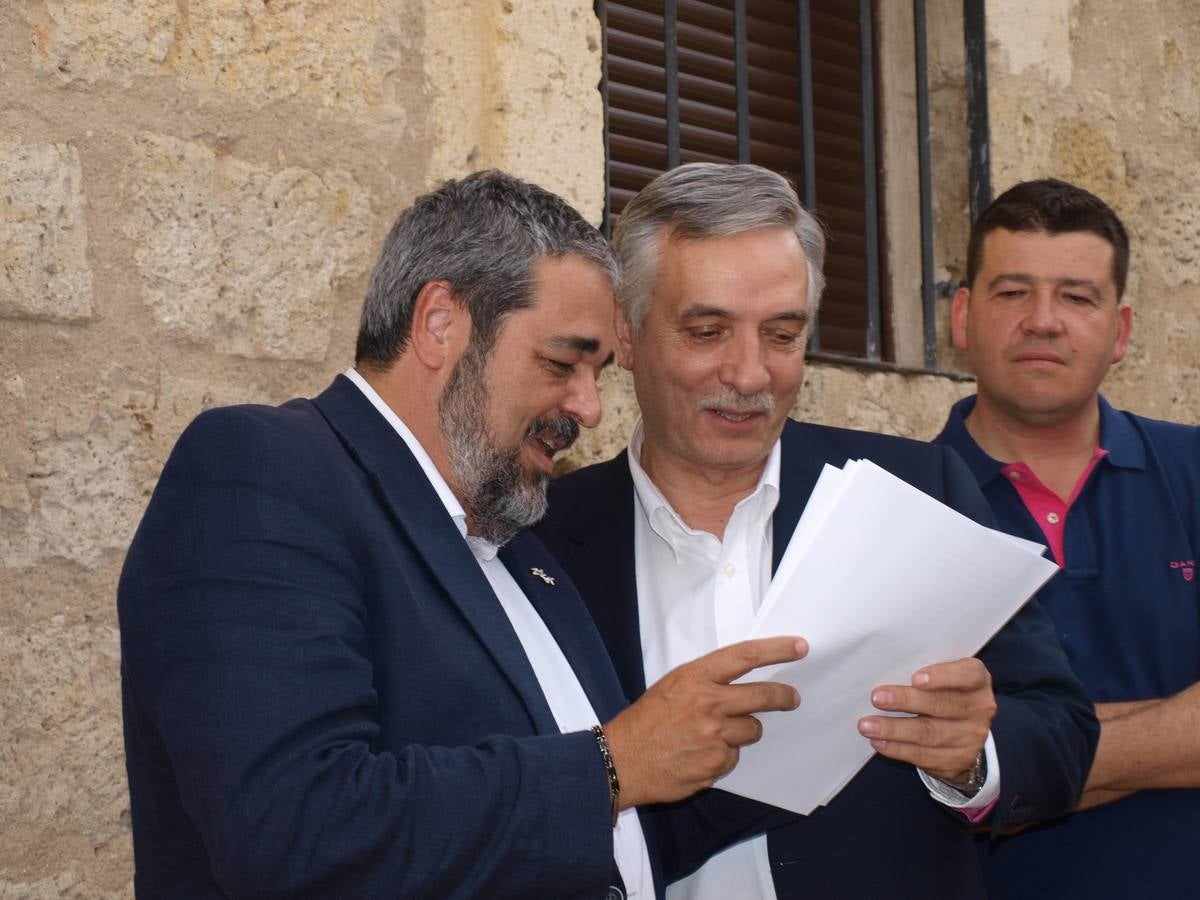 Carlos Aganzo, pregonero de las fiestas de Villalba de los Alcores (Valladolid)