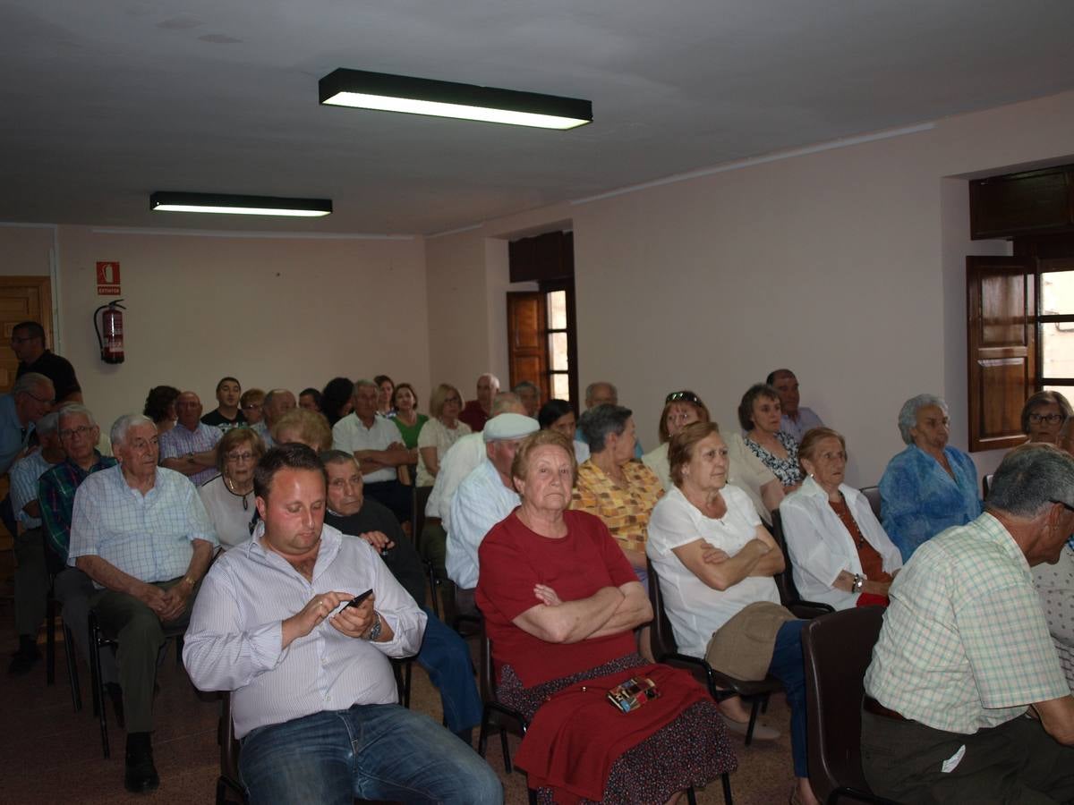 Carlos Aganzo, pregonero de las fiestas de Villalba de los Alcores (Valladolid)