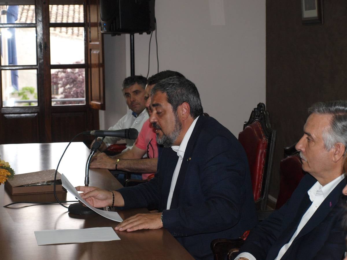 Carlos Aganzo, pregonero de las fiestas de Villalba de los Alcores (Valladolid)