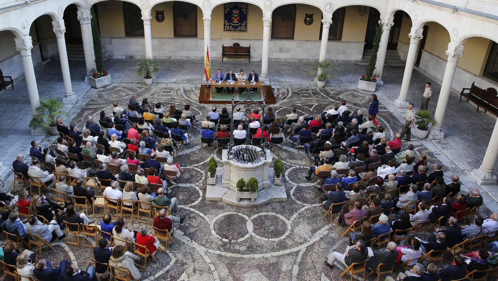 Francisco Rico, en el Aula de Cultura de El Norte de Castilla