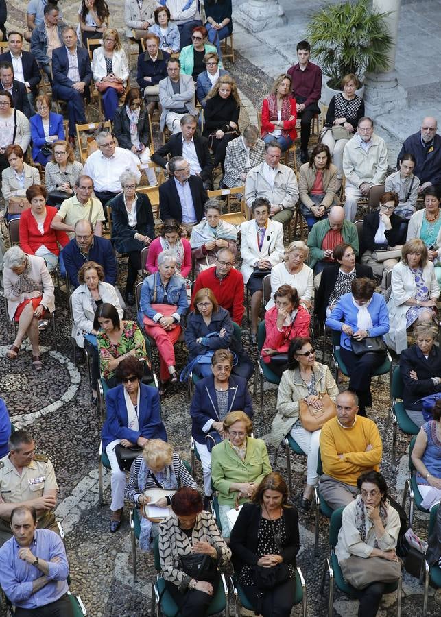 Francisco Rico, en el Aula de Cultura de El Norte de Castilla