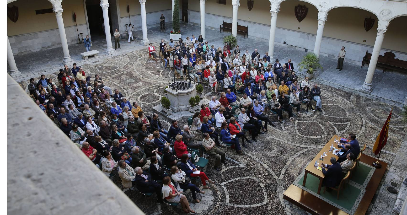 Francisco Rico, en el Aula de Cultura de El Norte de Castilla