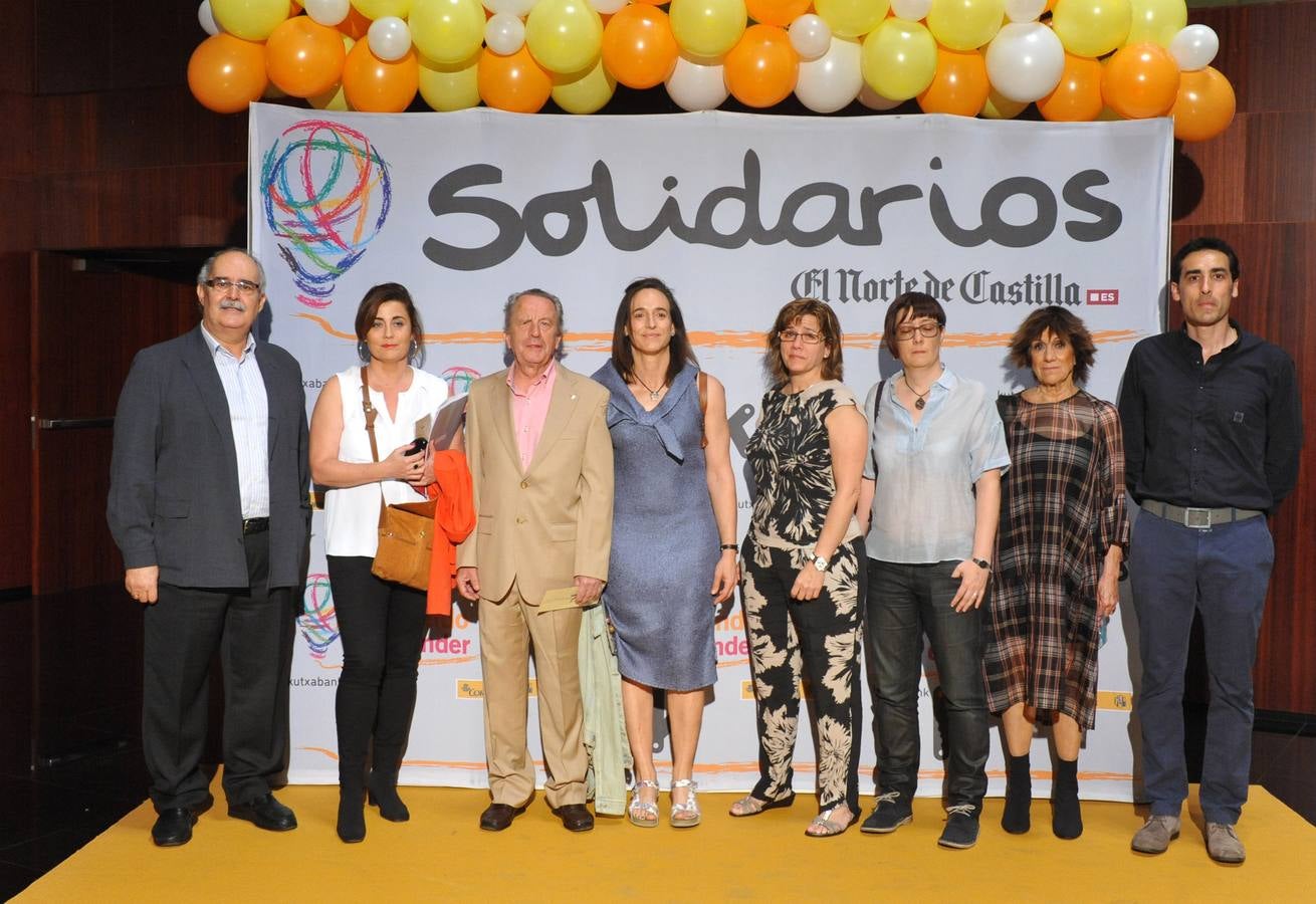 Invitados de los IV Premios Solidarios Kutxabank de El Norte de Castilla