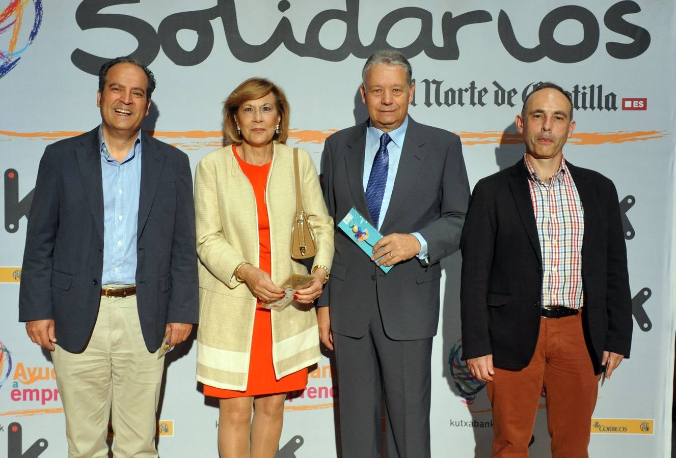 Invitados de los IV Premios Solidarios Kutxabank de El Norte de Castilla