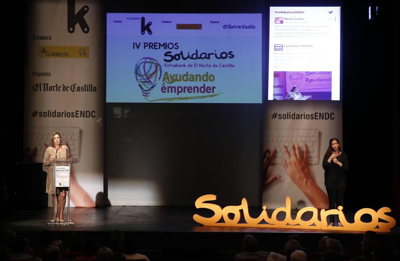 Entrega de los IV Premios Solidarios Kutxabank de El Norte de Castilla