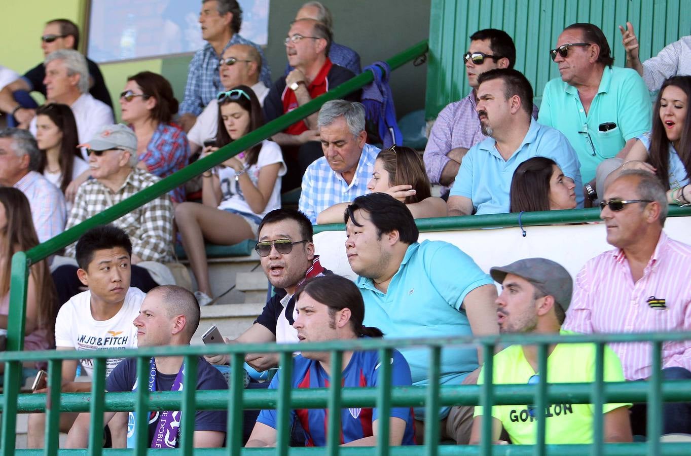 Ambiente en el partido entre la Gimnástica Segoviana y el Algeciras