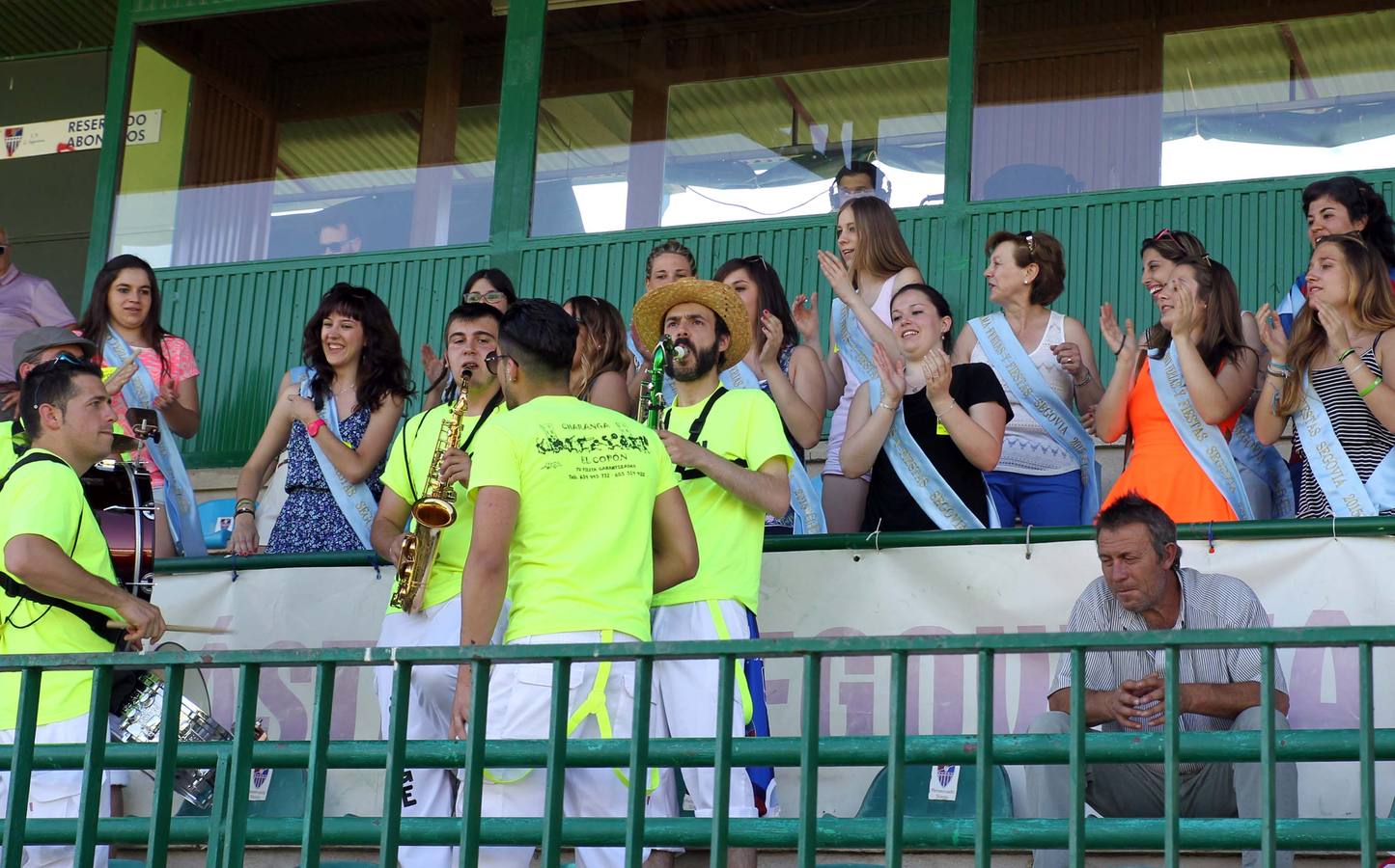 Ambiente en el partido entre la Gimnástica Segoviana y el Algeciras