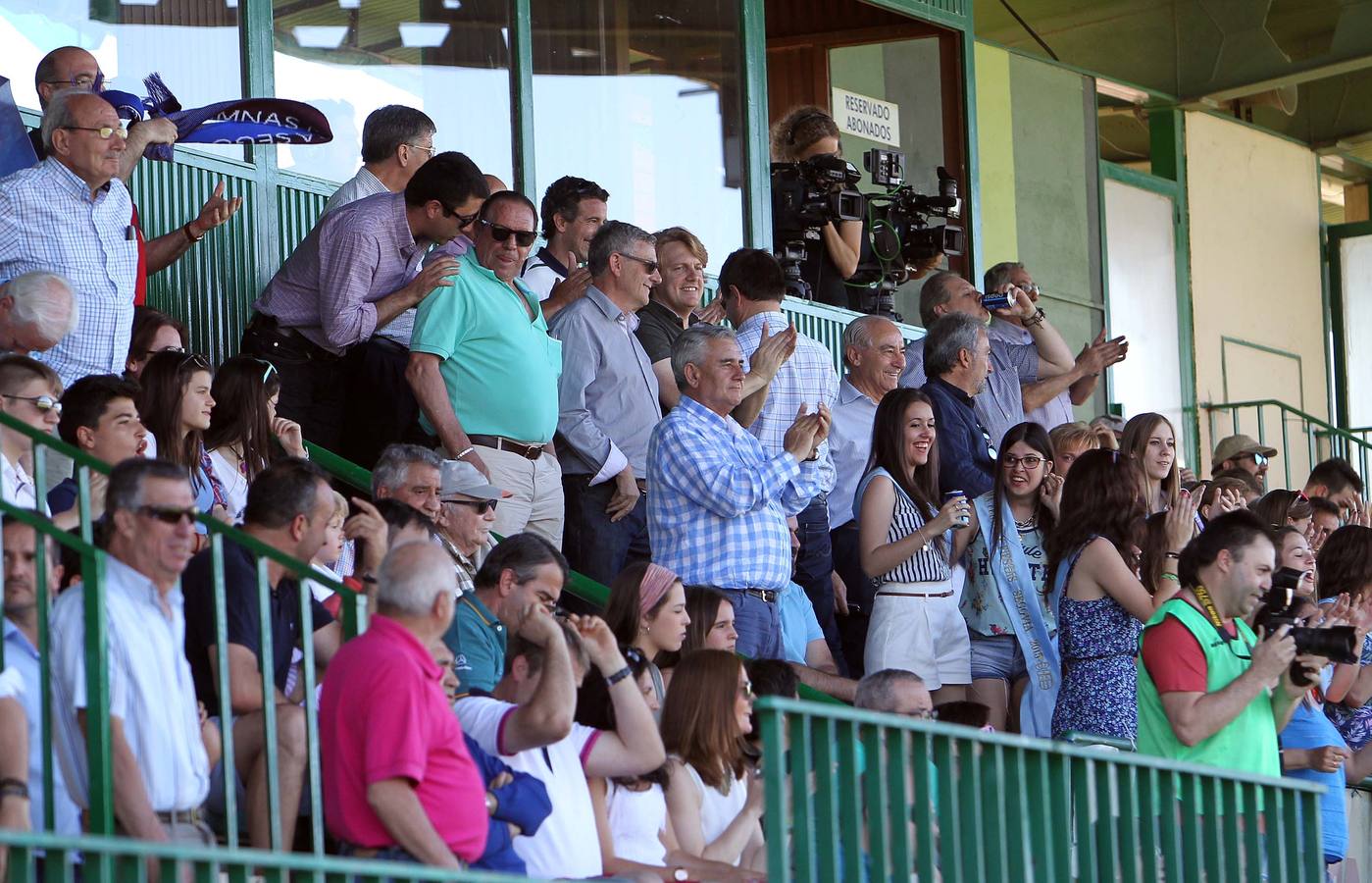 Ambiente en el partido entre la Gimnástica Segoviana y el Algeciras