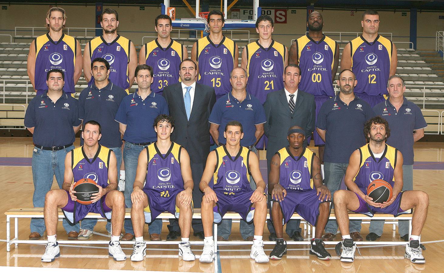 Plantilla del Grupo Capitol para la temporada 2007-2008.