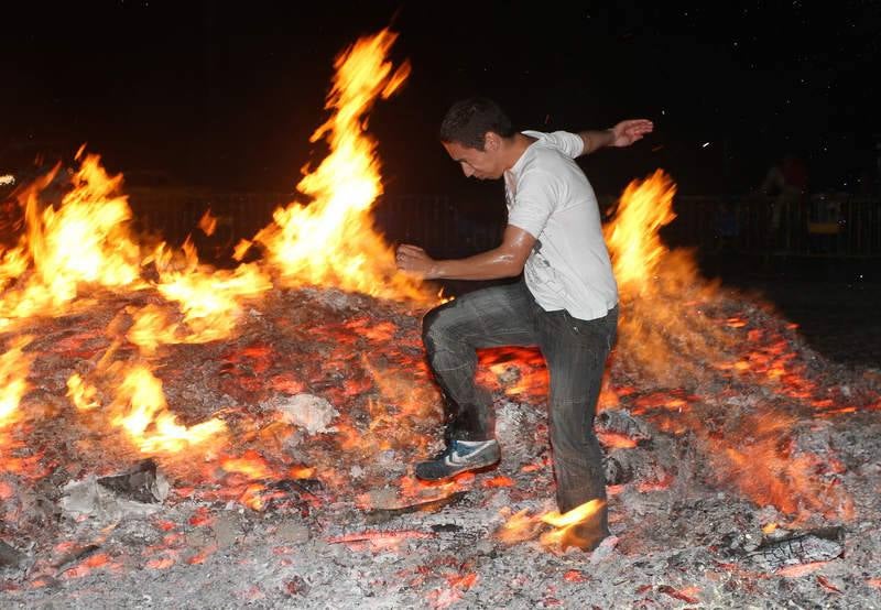 Celebración de la noche de San Juan en Palencia