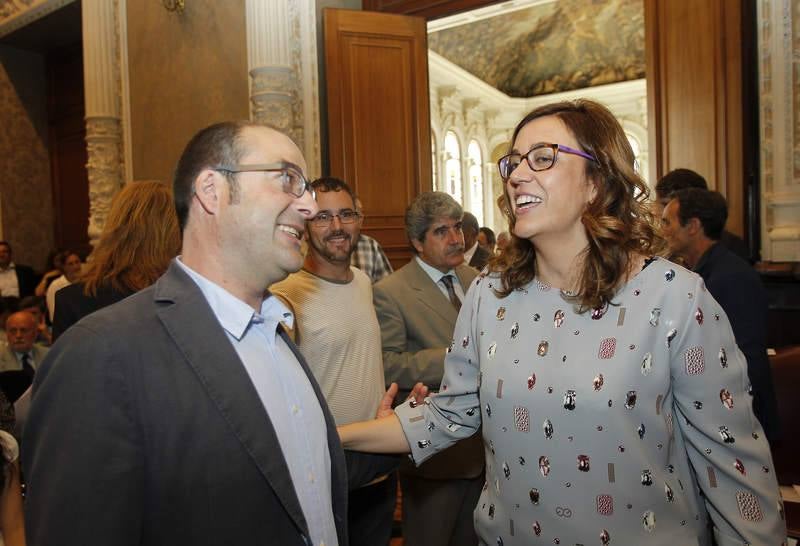 Toma de posesión de Ángeles Armisén como presidenta de la Diputación de Palencia (1/2)