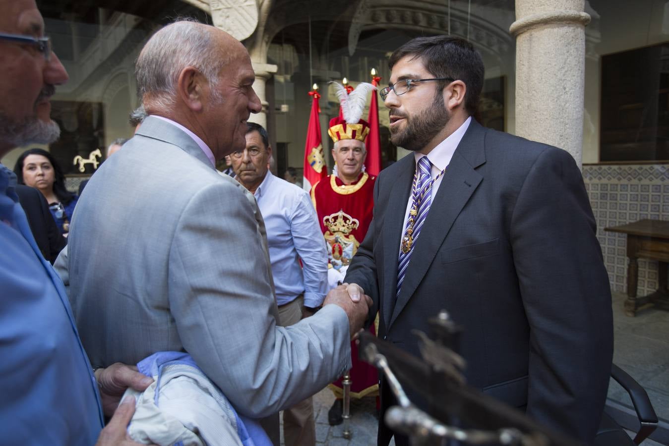 El candidato no oficial del PP de Ávila, Jesús Manuel Sánchez Cabrera, toma posesión como presidente de la Diputación de Ávila