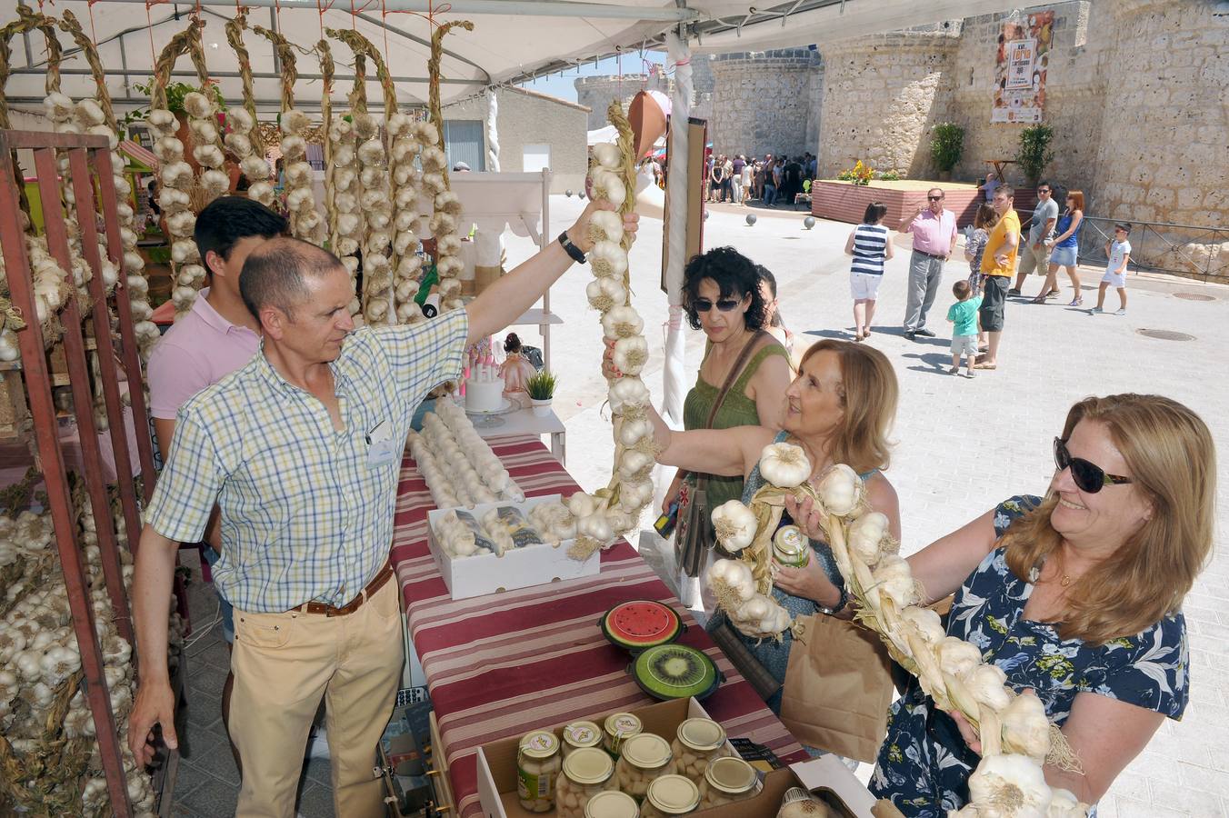 Feria del ajo y de la artesanía en Portillo