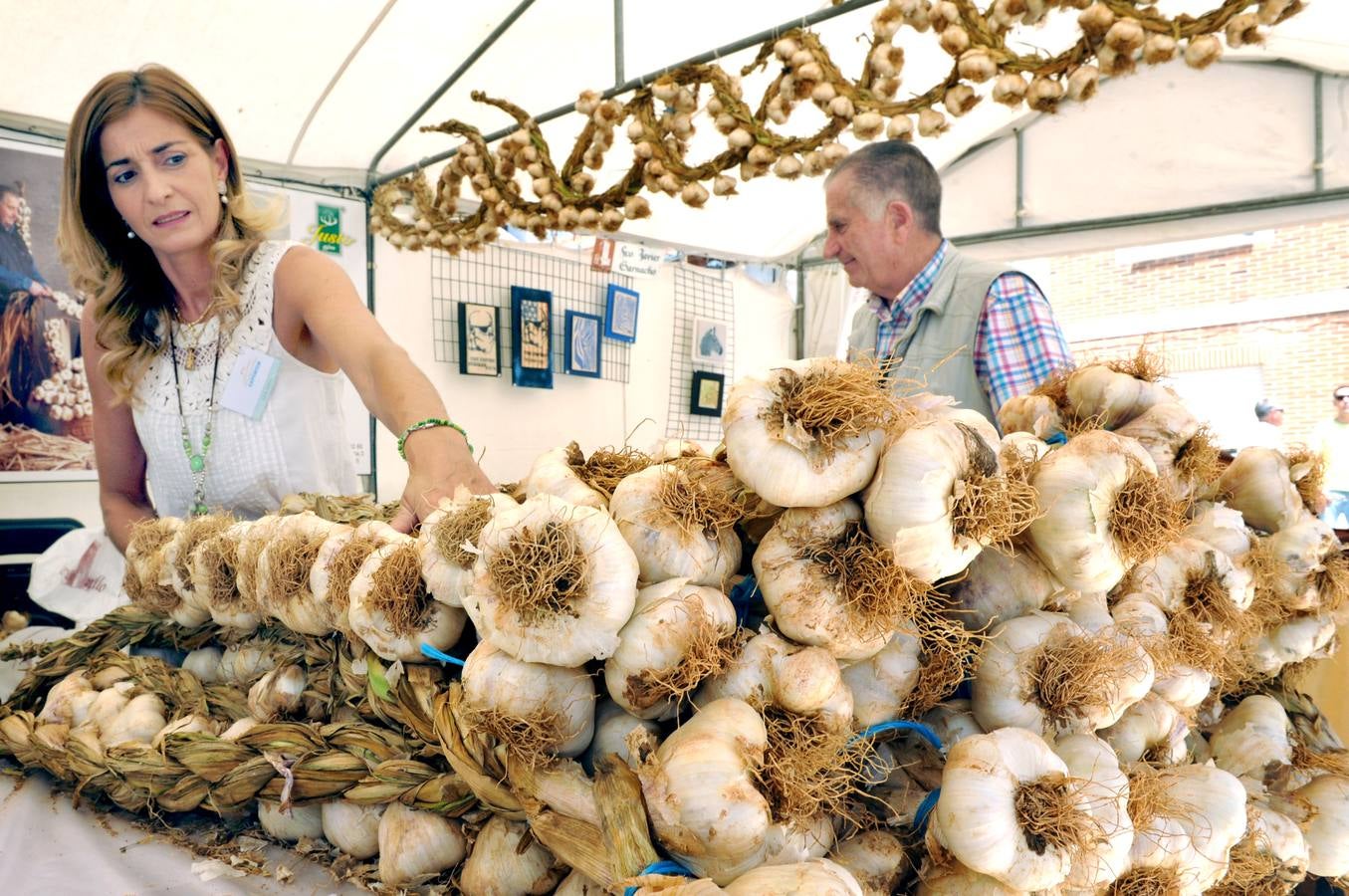 Feria del ajo y de la artesanía en Portillo