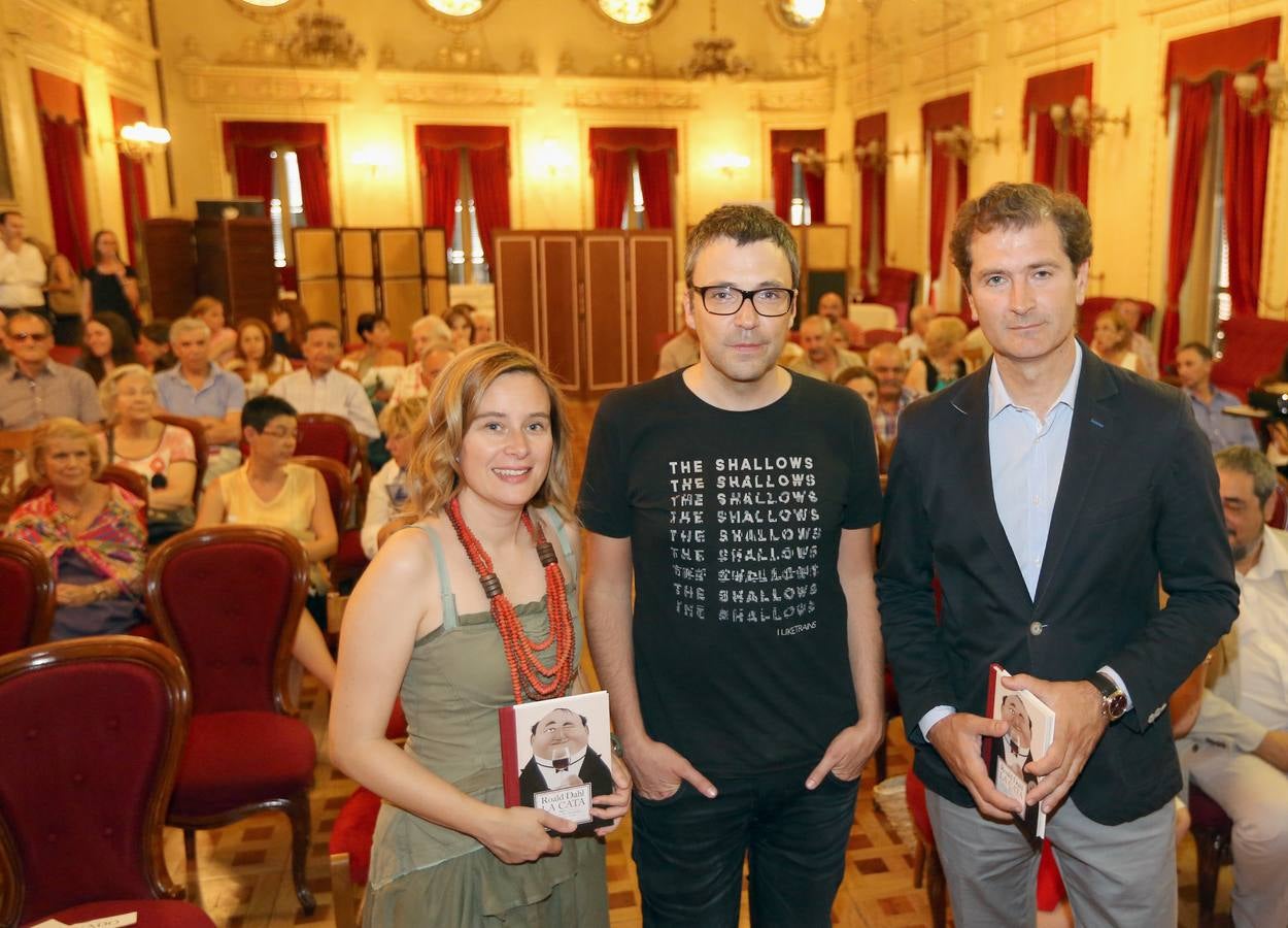 Iban Barrenetxea, en el Aula de Cultura de El Norte de Castilla