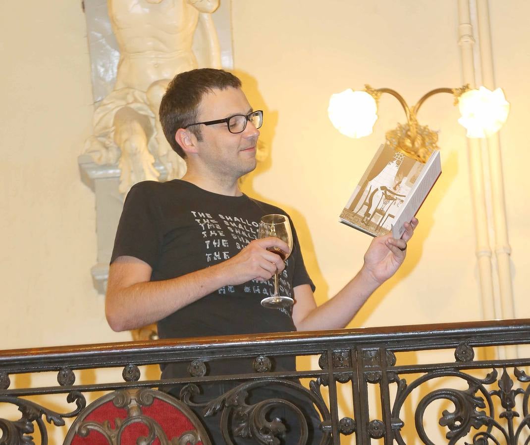 Iban Barrenetxea, en el Aula de Cultura de El Norte de Castilla