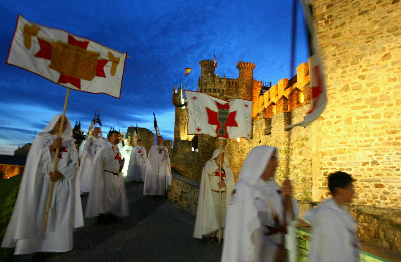 Noche templaria en Ponferrada (León)