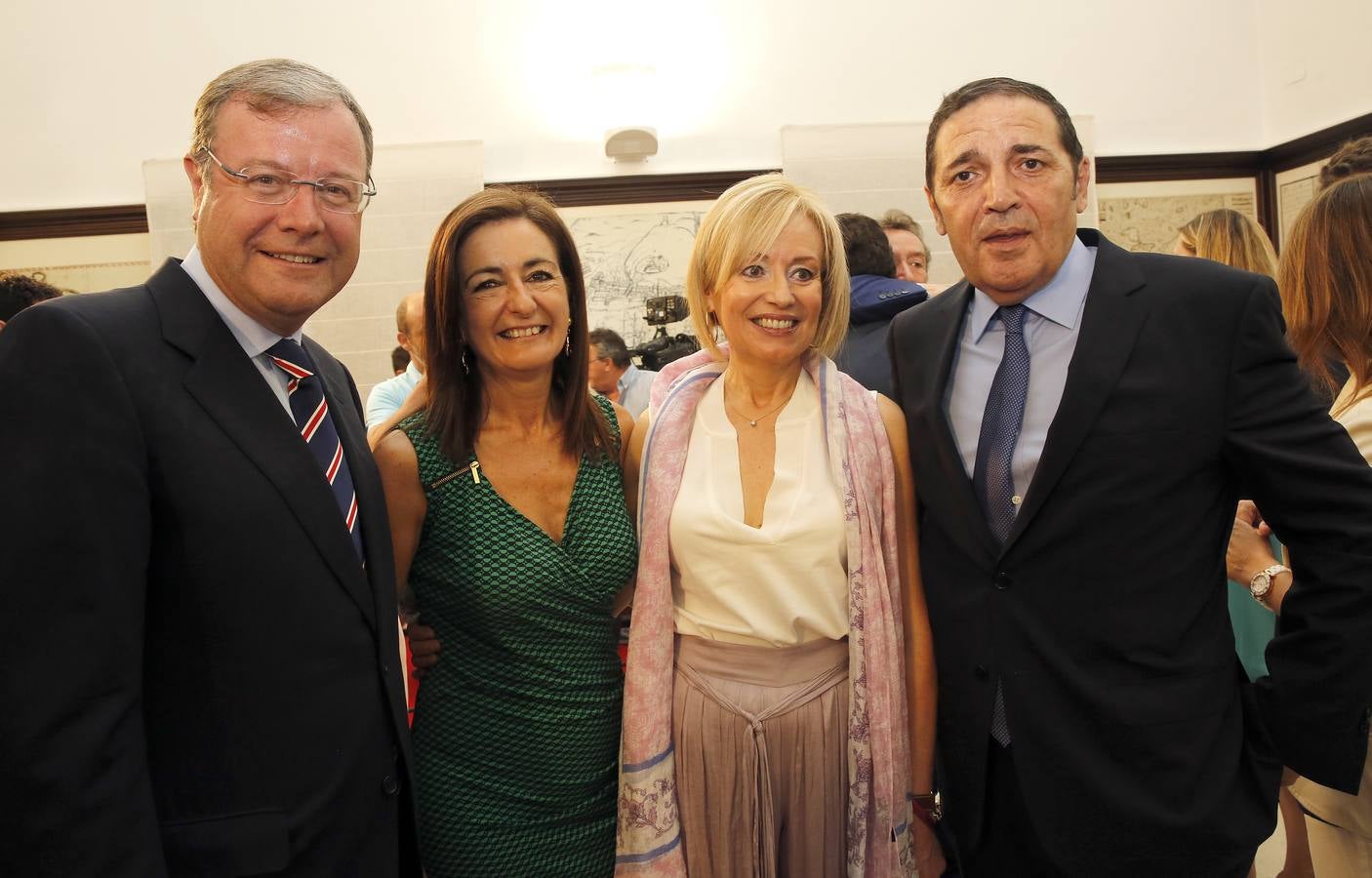 Antonio Silván, Carmen Ruiz, Laura Kernstock y Antonio María Sáez Aguado.