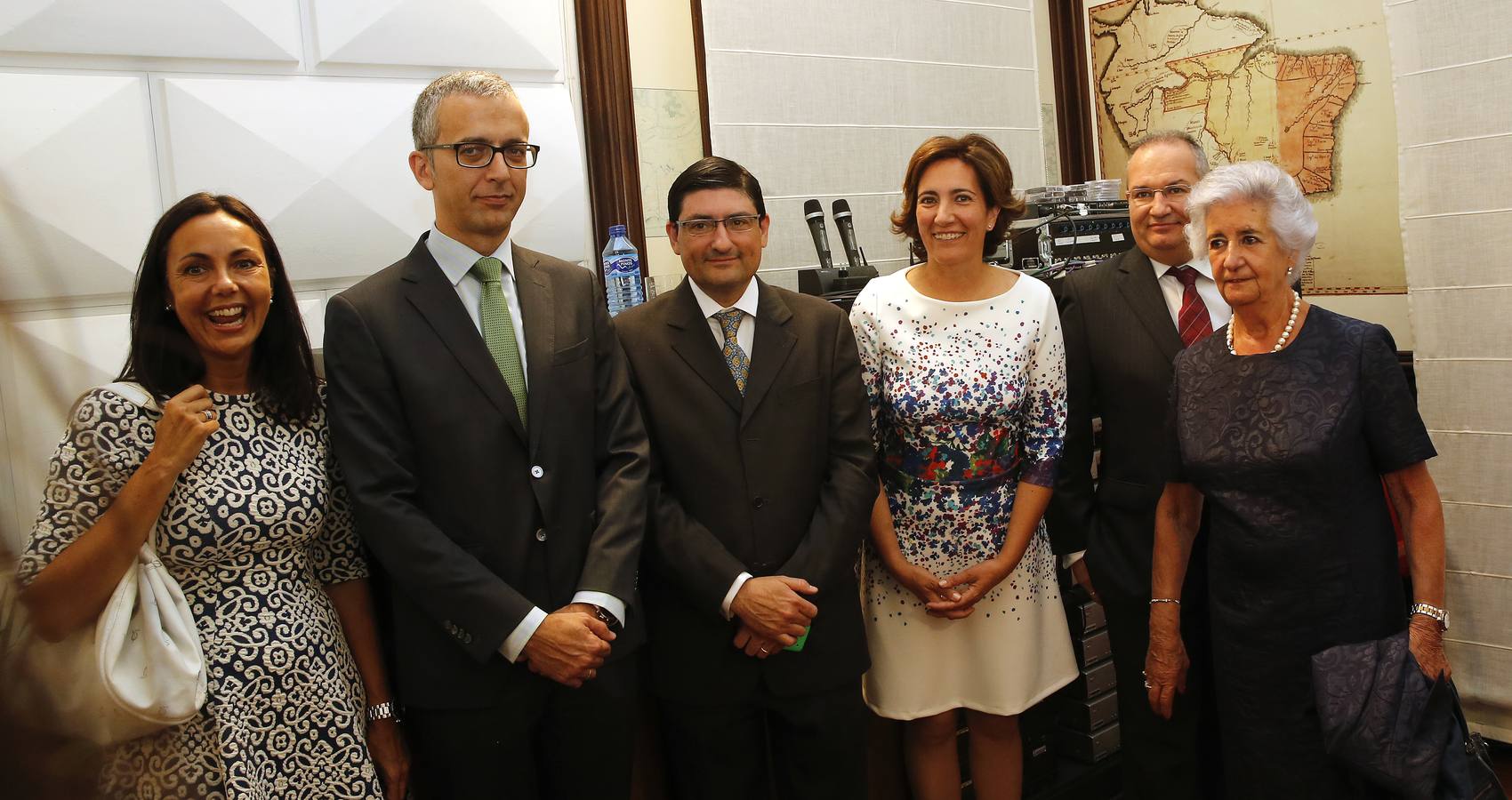 Ana Muñoz, Luis Heredero, Miguel del Fraile, Josefa García Cirac, Alfonso García Cirac y María Henar Cirac.