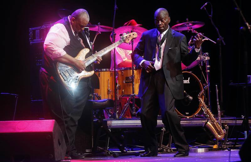 Maceo Parker, durante su actuación en San Benito.