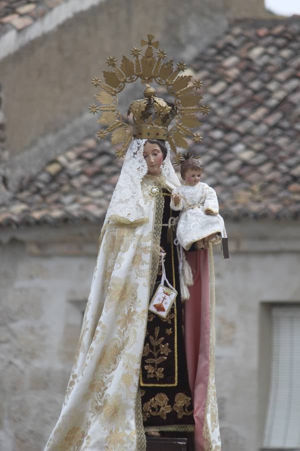 Celebración de la fiesta de la Virgen del Carmen en Cevico Navero
