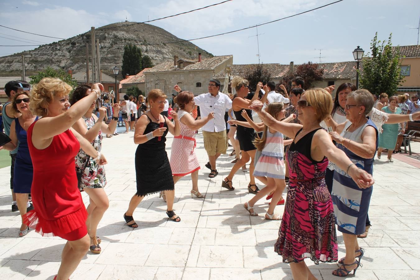 Celebración de la fiesta de la Virgen del Carmen en Cevico Navero
