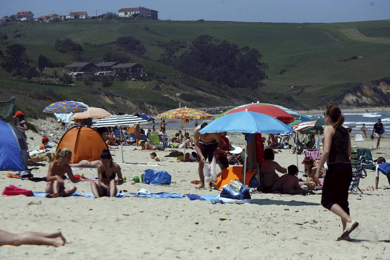 Playa de Oyambre, entre Comilla y San Vicente de la Barquera (Cantabria).