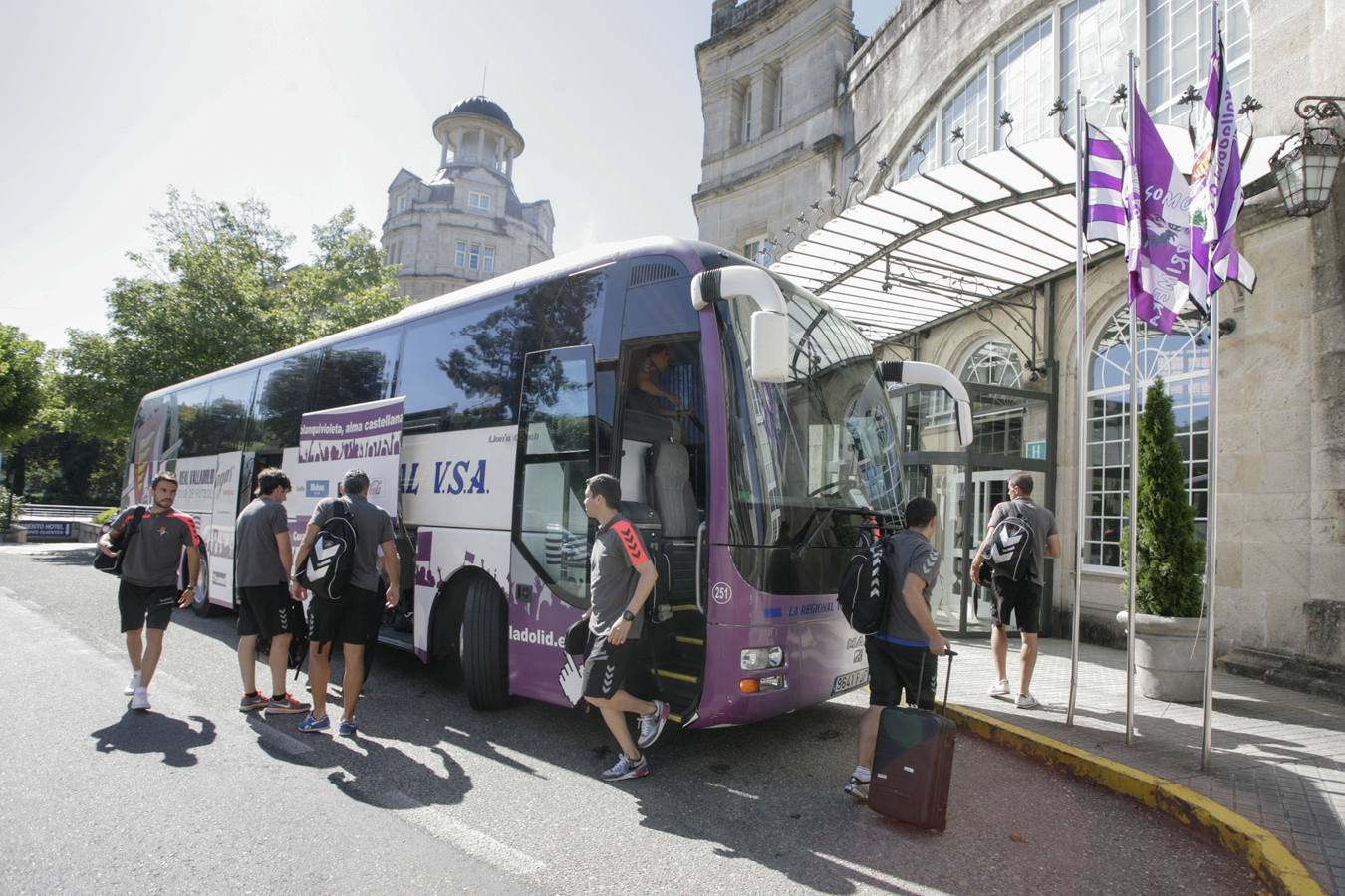 El Real Valladolid llega a Mondariz